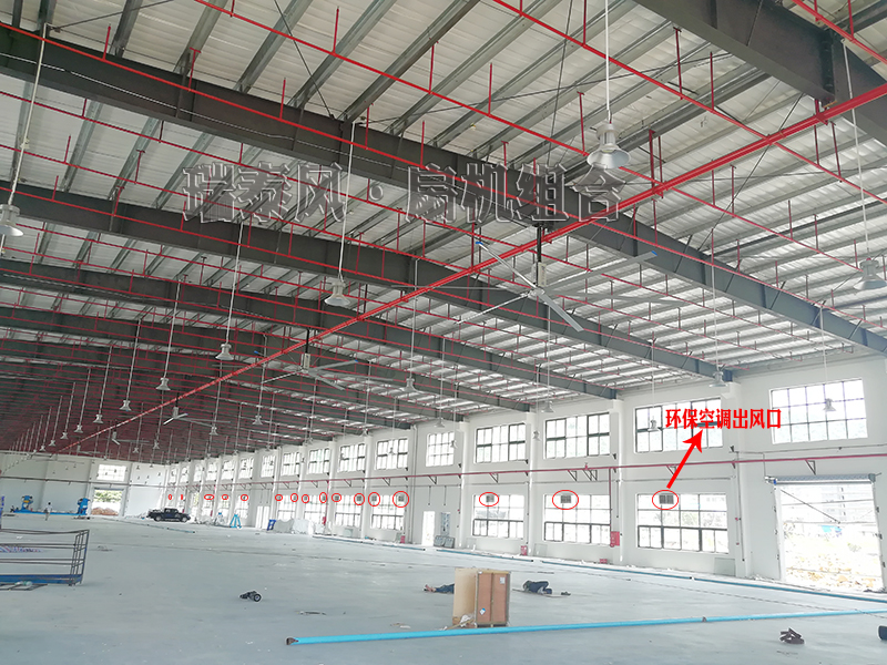 瑞泰風扇機組合工業(yè)車間通風降溫解決方案實力圈粉纖科工業(yè)
